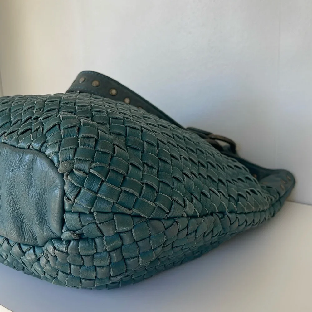 Fossil 🗝️ Vintage Woven Genuine Leather ShoulderBag